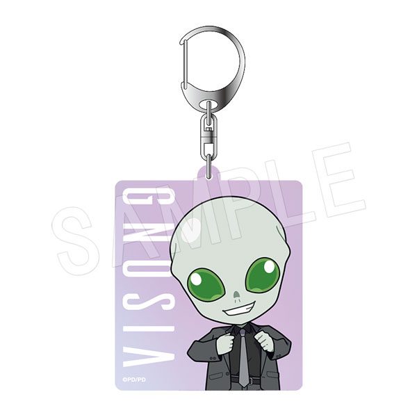 グノーシア オーロラアクリルキーホルダー 黒スーツVer. しげみち ("GNOSIA" Aurora Acrylic Key Chain Black Suit Ver. Shigemichi)
