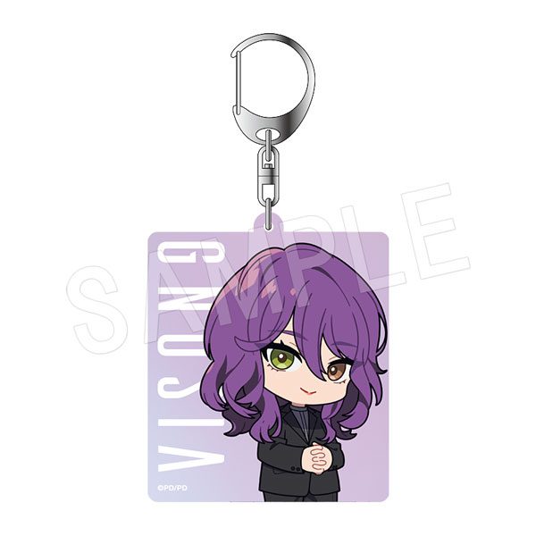 グノーシア オーロラアクリルキーホルダー 黒スーツVer. ジナ ("GNOSIA" Aurora Acrylic Key Chain Black Suit Ver. Jina)