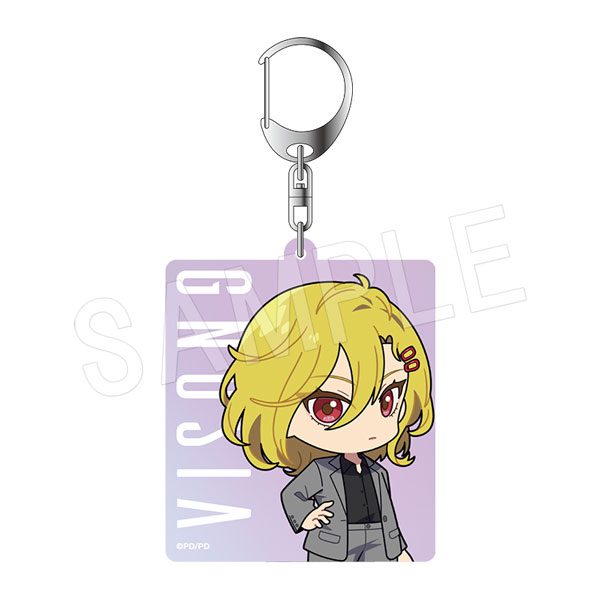 グノーシア オーロラアクリルキーホルダー 黒スーツVer. セツ ("GNOSIA" Aurora Acrylic Key Chain Black Suit Ver. Setsu)