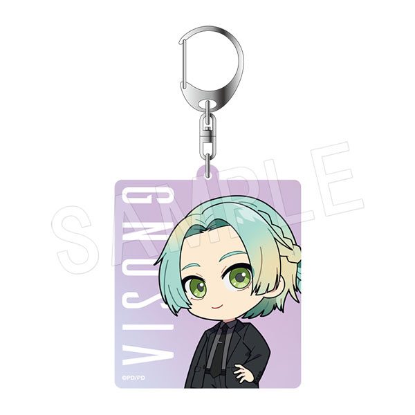 グノーシア オーロラアクリルキーホルダー 黒スーツVer. ユーリ ("GNOSIA" Aurora Acrylic Key Chain Black Suit Ver. Yuri)