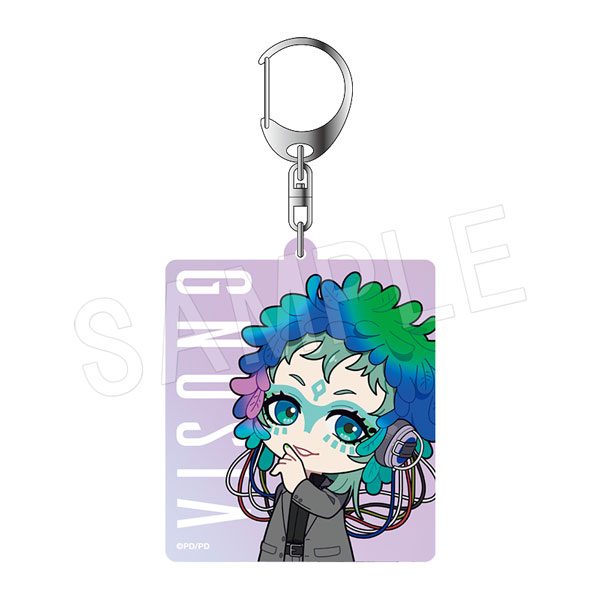 グノーシア オーロラアクリルキーホルダー 黒スーツVer. ラキオ ("GNOSIA" Aurora Acrylic Key Chain Black Suit Ver. Racio)