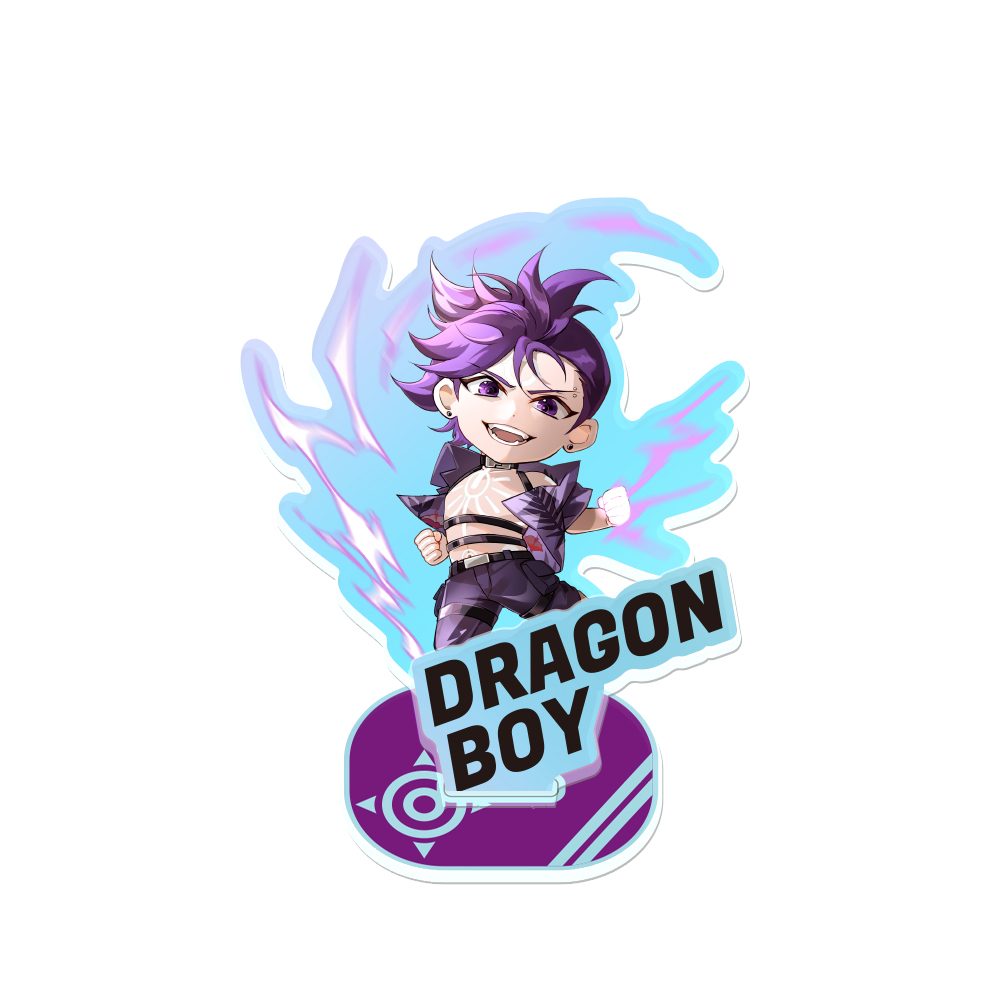 TO BE HERO X オーロラアクリルキャラスタンド 梁龍 ("To Be Hero X" Aurora Acrylic Chara Stand Dragon Boy)