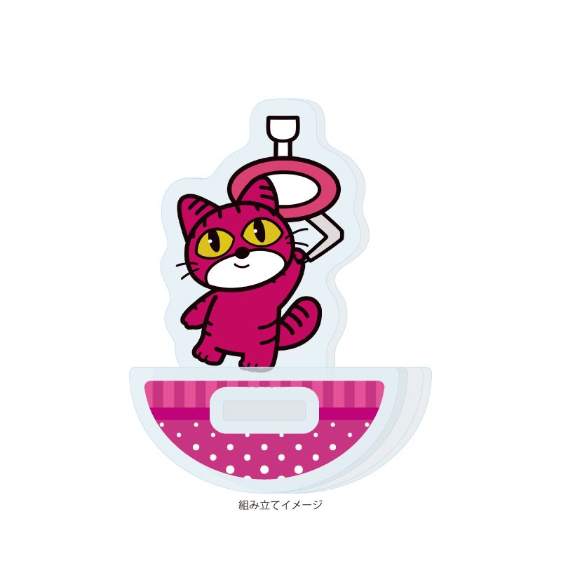 ゆらゆらアクリルスタンド たべっ子どうぶつ THE MOVIE 07 ねこちゃん(描き起こしイラスト) (Yurayura Acrylic Stand "Tabekko Doubutsu THE MOVIE" 07 Cat (Original Illustration))
