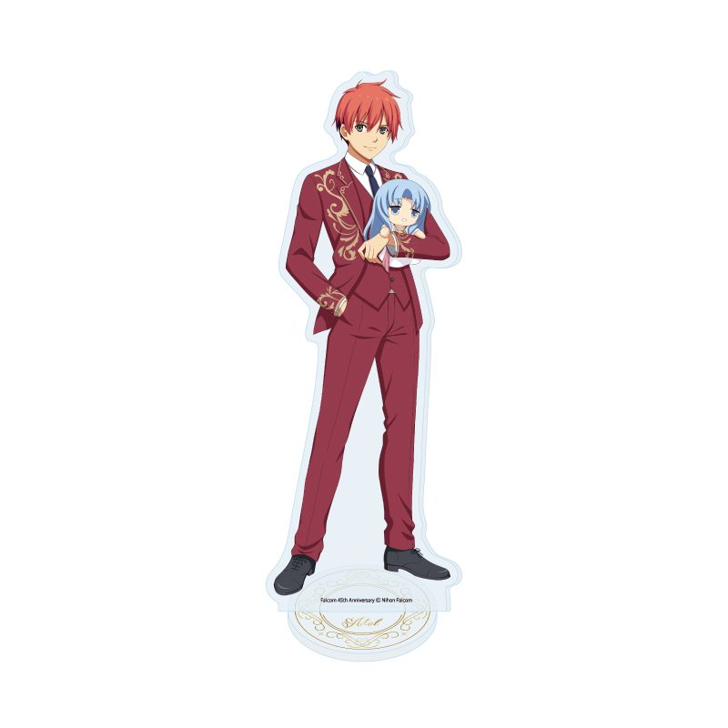 アクリルスタンド ファルコム45周年 03 アドル・クリスティン 描き起こしイラスト (Acrylic Stand Falcom 45th Anniversary 03 Adol Christin Original Illustration)