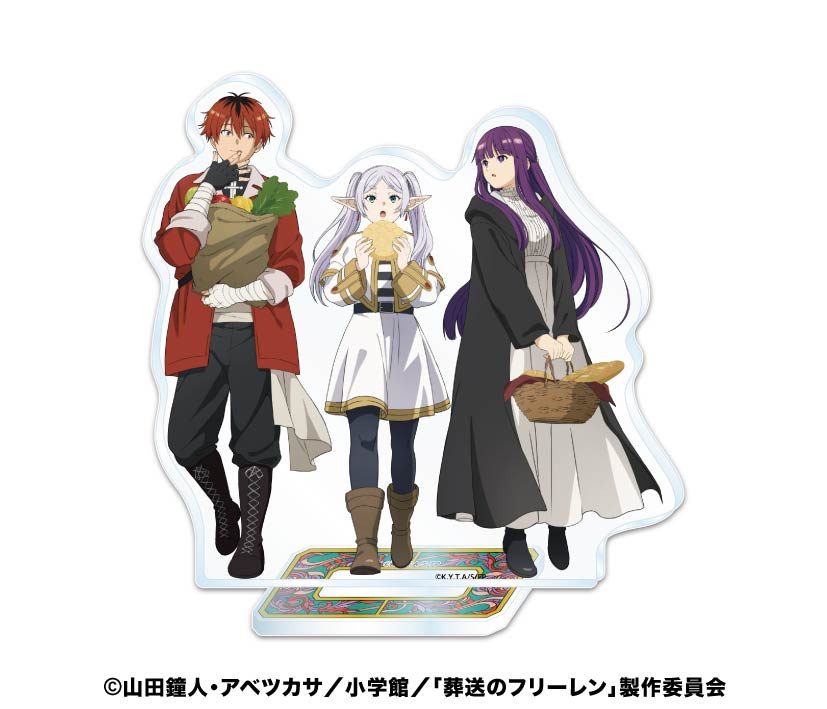 葬送のフリーレン アクリルスタンド3 5 フリーレン一行 ("Frieren: Beyond Journey's End" Acrylic Stand 3 5 Frieren and Company)