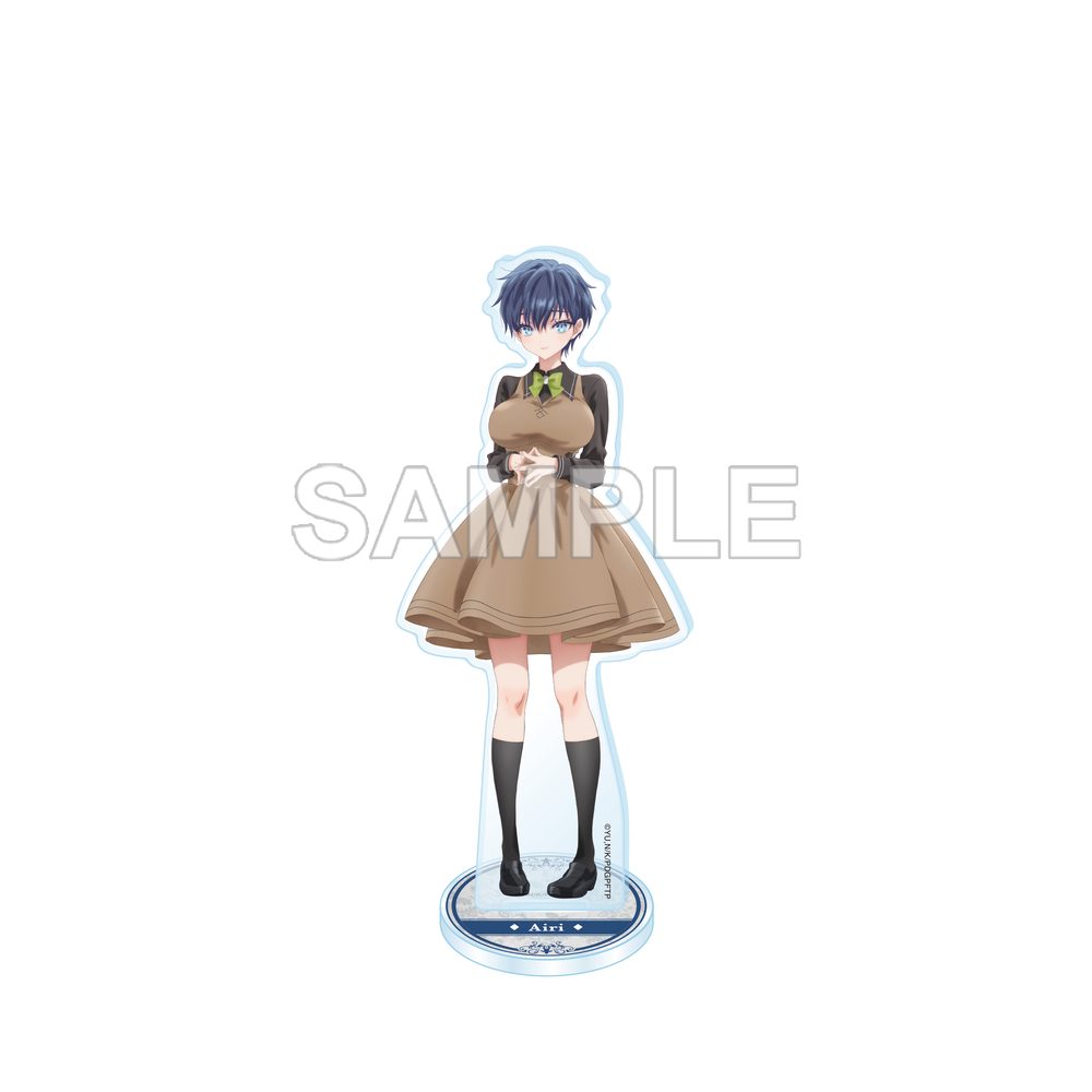 死亡遊戯で飯を食う。 アクリルスタンドフィギュア CANDLE WOODS Ver. 藍里 ("Playing Death Games to Put Food on the Table" Acrylic Stand Figure Candle Woods Ver. Airi)