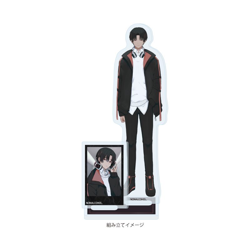 アクリルスタンドプレート 泥舟と罪人 03 音無恭平(公式イラスト) (Acrylic Stand Plate "Dorobune to Zainin" 03 Otonasi Kyouhei (Official Illustration))