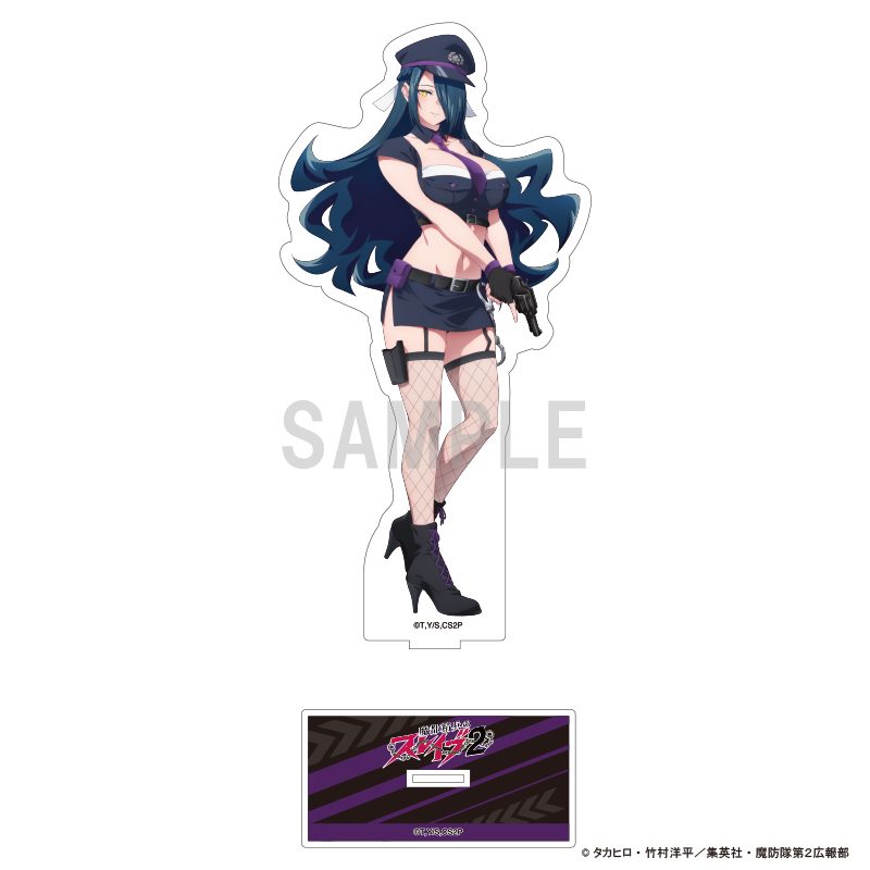 魔都精兵のスレイブ2 BIGアクリルスタンド 東風舞希 警官Ver. ("Chained Soldier Season 2" Big Acrylic Stand Azuma Fubuki Police Officer Ver.)