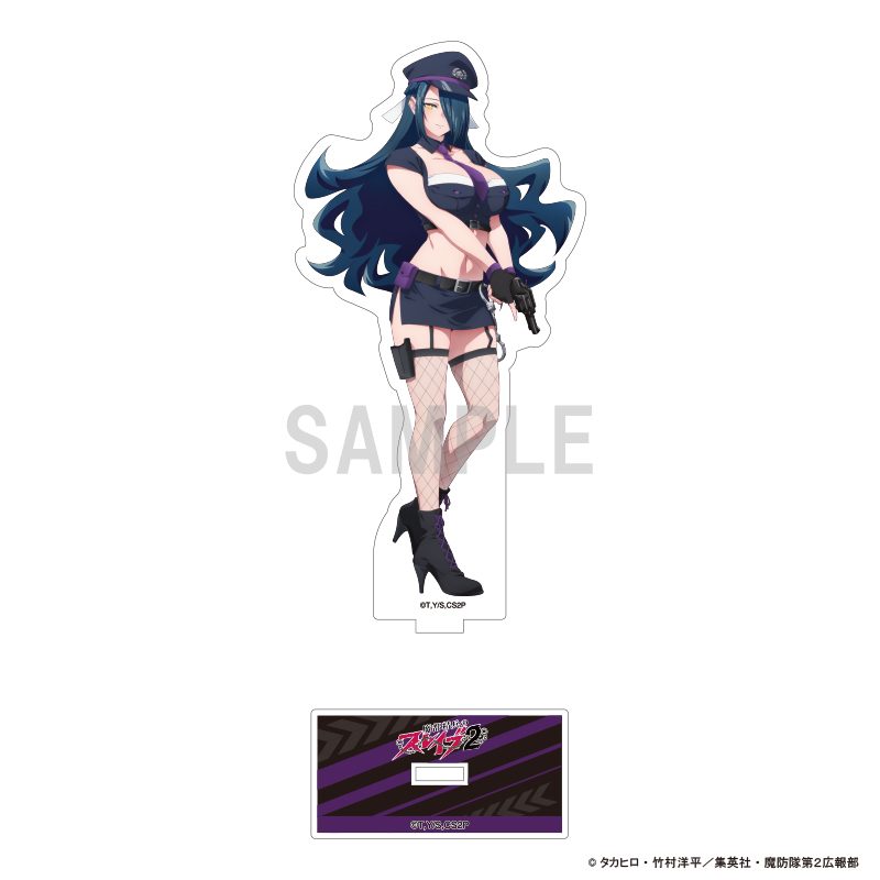 魔都精兵のスレイブ2 アクリルスタンド 東風舞希 警官Ver. ("Chained Soldier Season 2" Acrylic Stand Azuma Fubuki Police Officer Ver.)