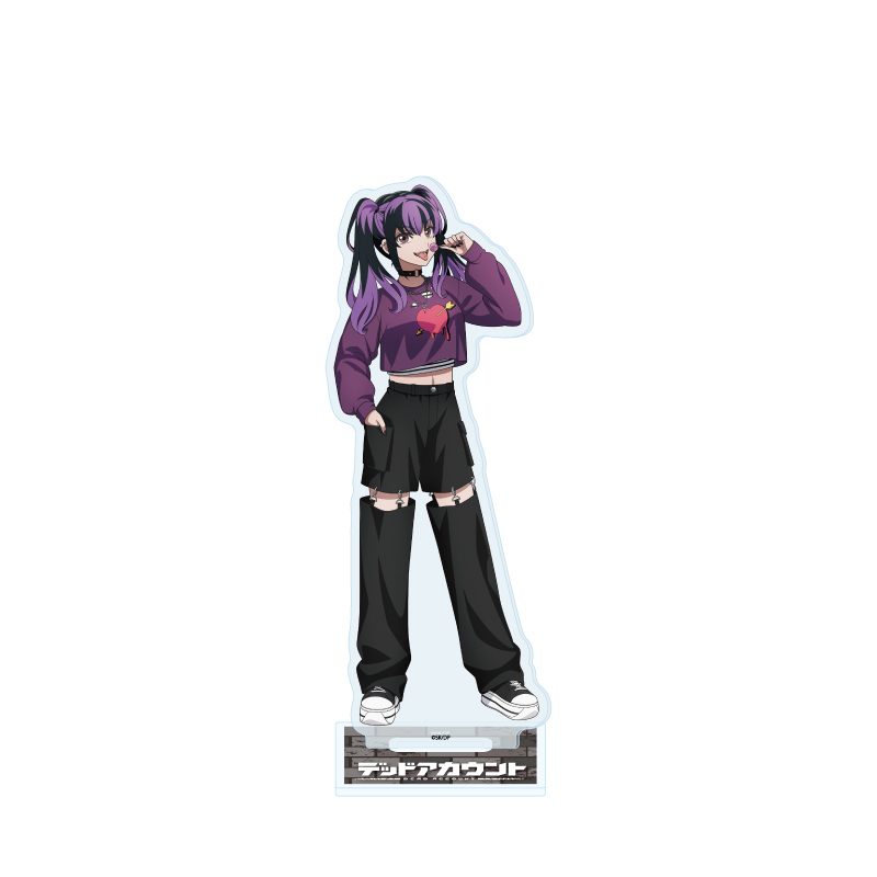 アクリルスタンド デッドアカウント 10 漆栖川希詠 ストリートファッションVer.(描き下ろしイラスト) (Acrylic Stand "Dead Account" 10 Urusugawa Kiyomi Street Fashion Ver. (Original Illustration))