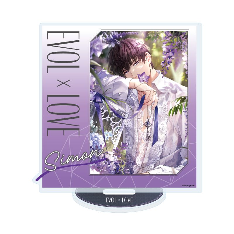 アクリルスタンド 恋とプロデューサー -EVOL×LOVE- 76 シモン・エデンに堕ちる(公式イラスト) (Acrylic Stand "Mr Love: Queen's Choice" 76 Lucien (Simon), Fallen in Eden (Official Illustration))