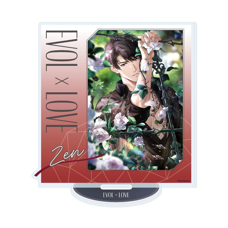 アクリルスタンド 恋とプロデューサー -EVOL×LOVE- 77 ゼン・たなびく春色(公式イラスト) (Acrylic Stand "Mr Love: Queen's Choice" 77 Victor (Zen), Fluttering Spring Colors (Official Illustration))