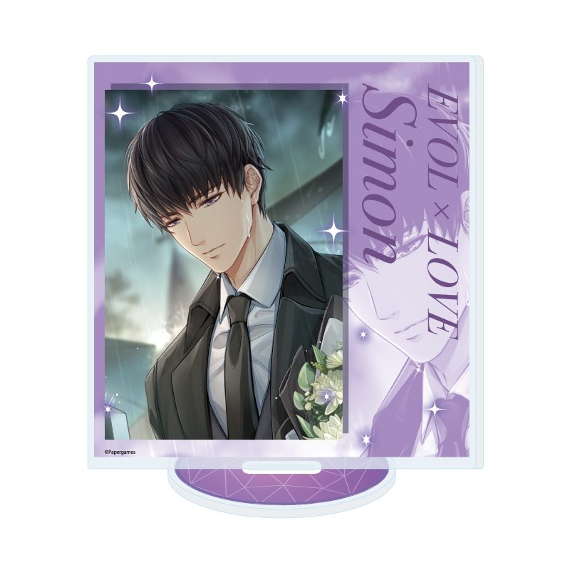 アクリルスタンド 恋とプロデューサー -EVOL×LOVE- 81 シモン・雨のとばり(公式イラスト) (Acrylic Stand "Mr Love: Queen's Choice" 81 Lucien (Simon), Veil of Rain (Official Illustration))