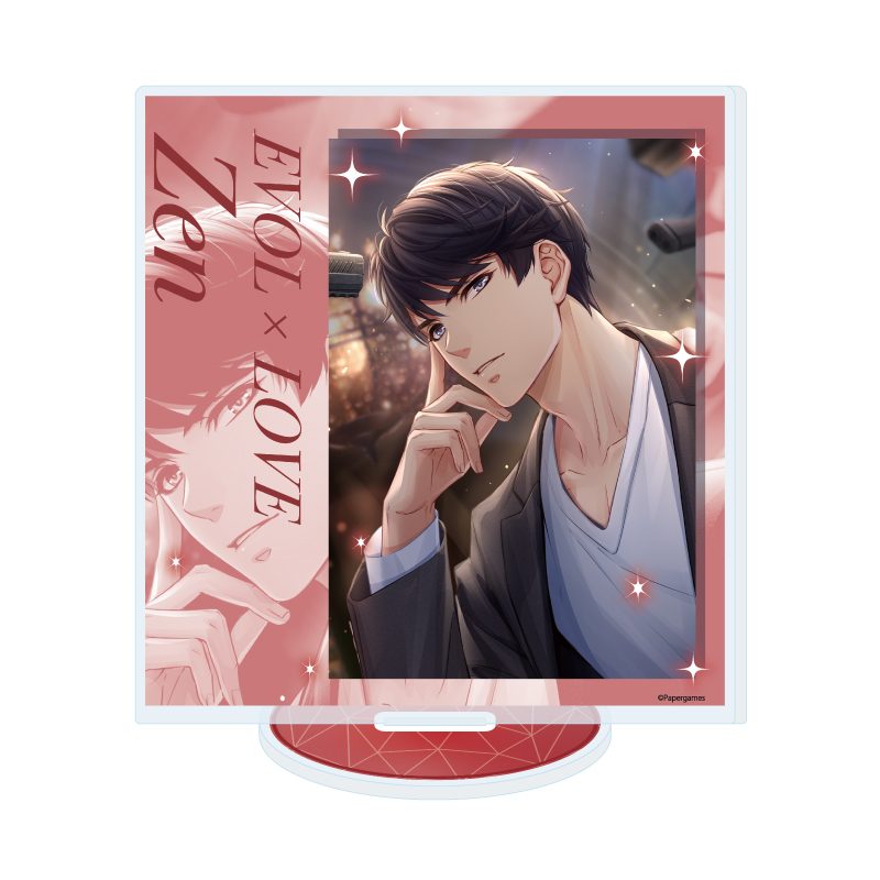 アクリルスタンド 恋とプロデューサー -EVOL×LOVE- 82 ゼン・熱望(公式イラスト) (Acrylic Stand "Mr Love: Queen's Choice" 82 Victor (Zen), Aspiration (Official Illustration))