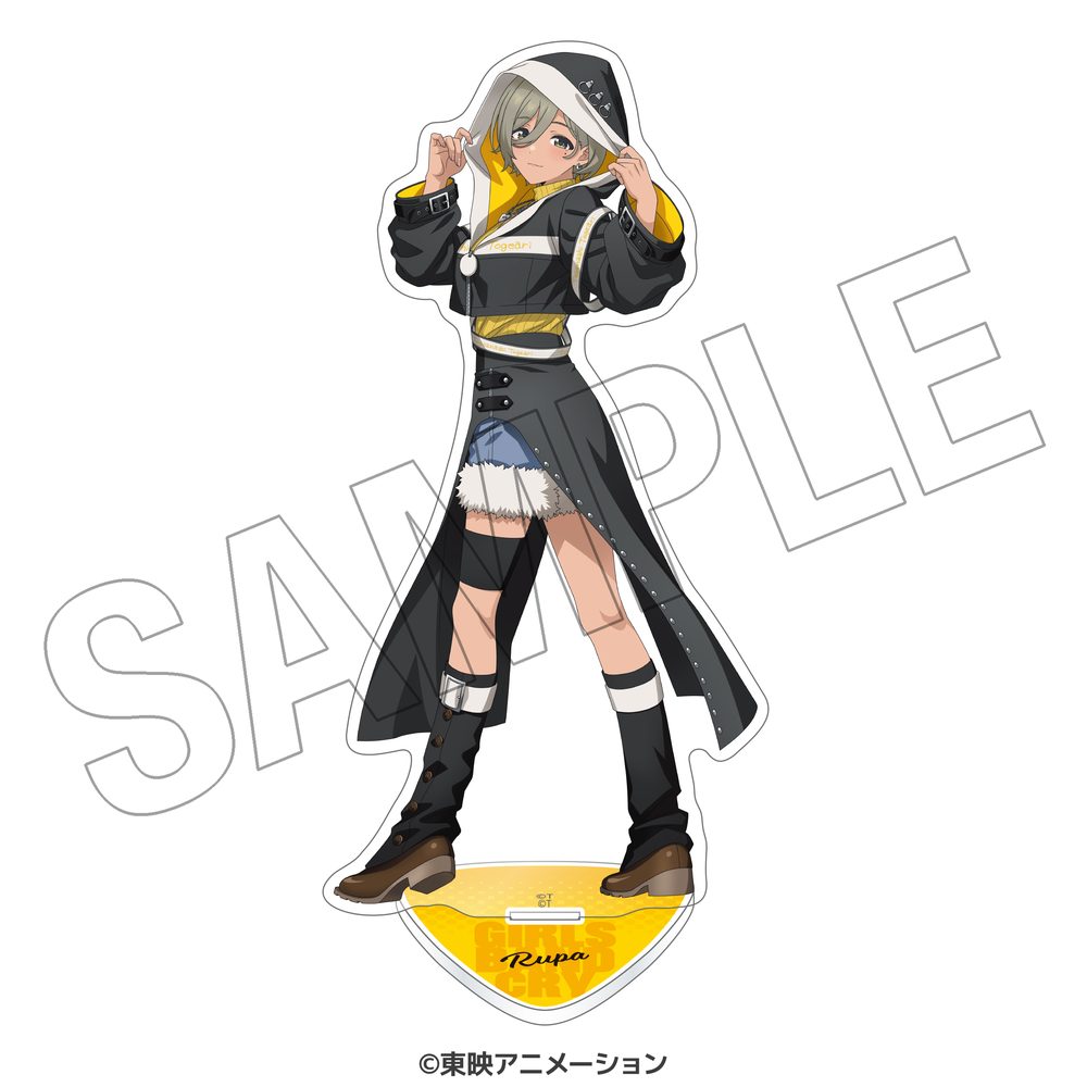 ガールズバンドクライ 描き下ろしアクリルスタンド ステージ衣装風 ルパ ("Girls Band Cry" Original Illustration Acrylic Stand Stage Costume Style Rupa)