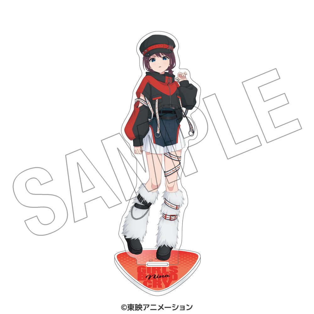 ガールズバンドクライ 描き下ろしアクリルスタンド ステージ衣装風 井芹仁菜 ("Girls Band Cry" Original Illustration Acrylic Stand Stage Costume Style Iseri Nina)