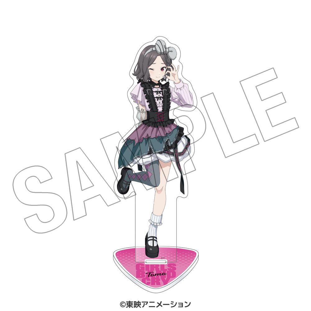 ガールズバンドクライ 描き下ろしアクリルスタンド ステージ衣装風 海老塚智 ("Girls Band Cry" Original Illustration Acrylic Stand Stage Costume Style Ebizuka Tomo)
