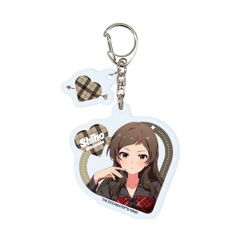 パーツ付きアクリルキーホルダー アイドルマスター ミリオンライブ! 02 北沢志保A(描き下ろしイラスト) (Acrylic Key Chain with Parts "The Idolmaster Million Live!" 02 Kitazawa Shiho A (Original Illustration))