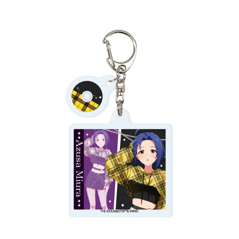 パーツ付きアクリルキーホルダー アイドルマスター ミリオンライブ! 04 三浦あずさB(描き下ろしイラスト) (Acrylic Key Chain with Parts "The Idolmaster Million Live!" 04 Miura Azusa B (Original Illustration))