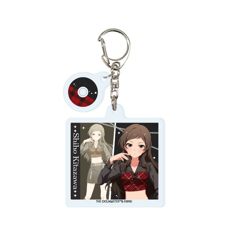 パーツ付きアクリルキーホルダー アイドルマスター ミリオンライブ! 05 北沢志保B(描き下ろしイラスト) (Acrylic Key Chain with Parts "The Idolmaster Million Live!" 05 Kitazawa Shiho B (Original Illustration))