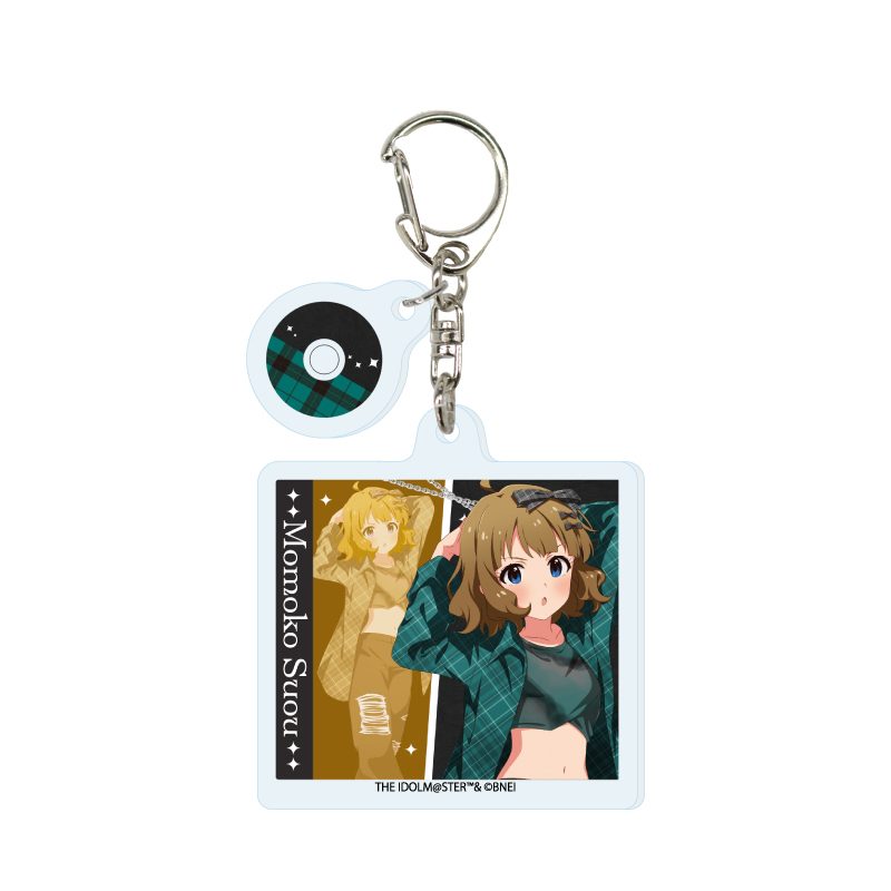 パーツ付きアクリルキーホルダー アイドルマスター ミリオンライブ! 06 周防桃子B(描き下ろしイラスト) (Acrylic Key Chain with Parts "The Idolmaster Million Live!" 06 Suou Momoko B (Original Illustration))