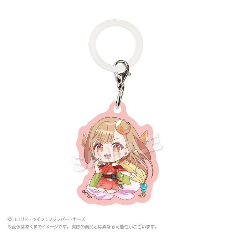 超かぐや姫! ミニキャラアクリルチャーム かぐや ("Cosmic Princess Kaguya!" Mini Character Acrylic Charm Kaguya)