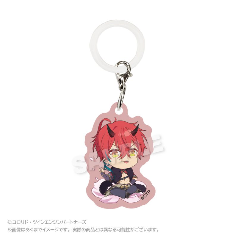 超かぐや姫! ミニキャラアクリルチャーム 帝アキラ ("Cosmic Princess Kaguya!" Mini Character Acrylic Charm Mikado Akira)
