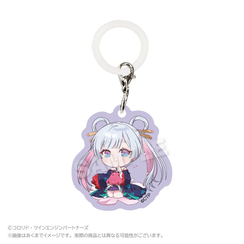 超かぐや姫! ミニキャラアクリルチャーム 月見ヤチヨ ("Cosmic Princess Kaguya!" Mini Character Acrylic Charm Runami Yachiyo)