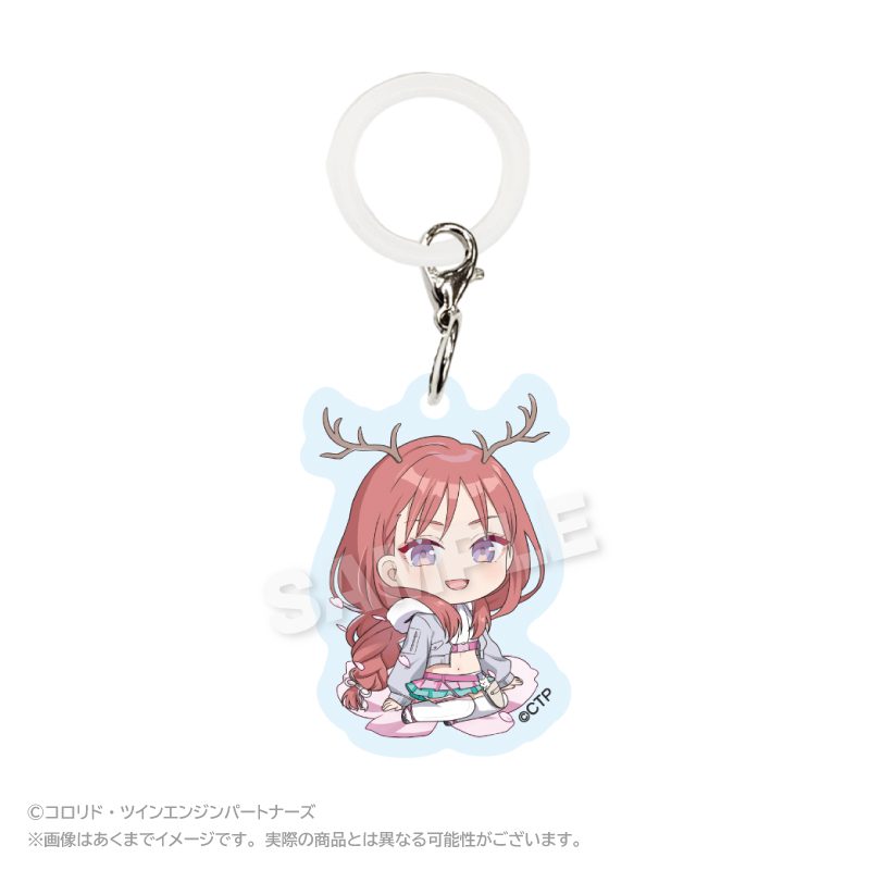 超かぐや姫! ミニキャラアクリルチャーム 綾紬芦花 ("Cosmic Princess Kaguya!" Mini Character Acrylic Charm Ayatsumugi Roka)