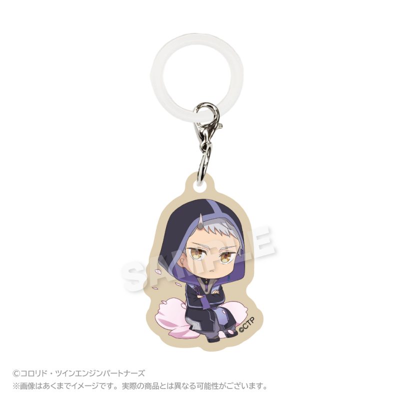 超かぐや姫! ミニキャラアクリルチャーム 駒沢雷 ("Cosmic Princess Kaguya!" Mini Character Acrylic Charm Komazawa Rai)