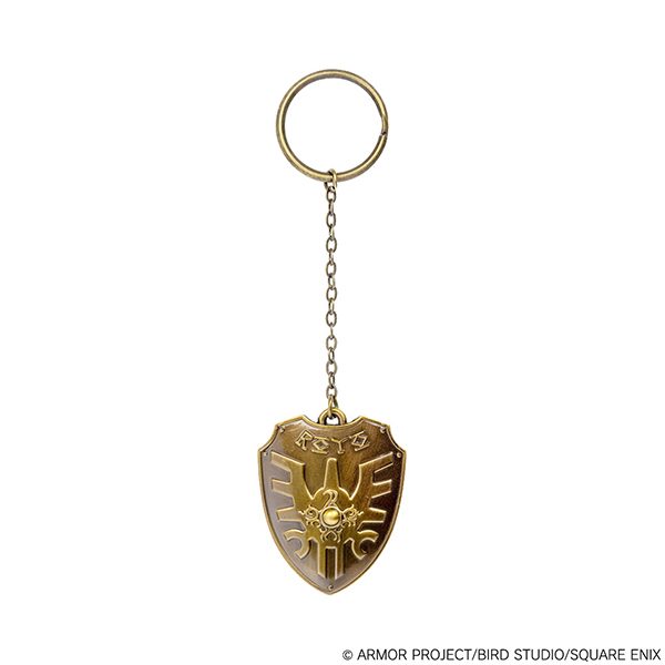 ドラゴンクエスト メタリックアイテムキーホルダー ロトの盾 ("Dragon Quest" Metallic Item Key Chain Loto Shield)