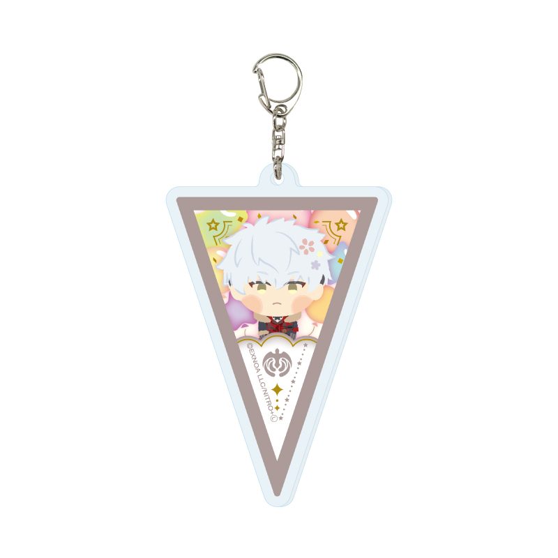 アクリルキーホルダー わんぱく!刀剣乱舞 133 おおちどりじゅうもんじやり (Acrylic Key Chain "Touken Ranbu -ONLINE-" Wanpaku! Touken Ranbu 133 Oochidori Juumonji Yari)