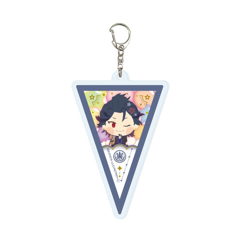 アクリルキーホルダー わんぱく!刀剣乱舞 138 ふくしまみつただ (Acrylic Key Chain "Touken Ranbu -ONLINE-" Wanpaku! Touken Ranbu 138 Fukushima Mitsutada)