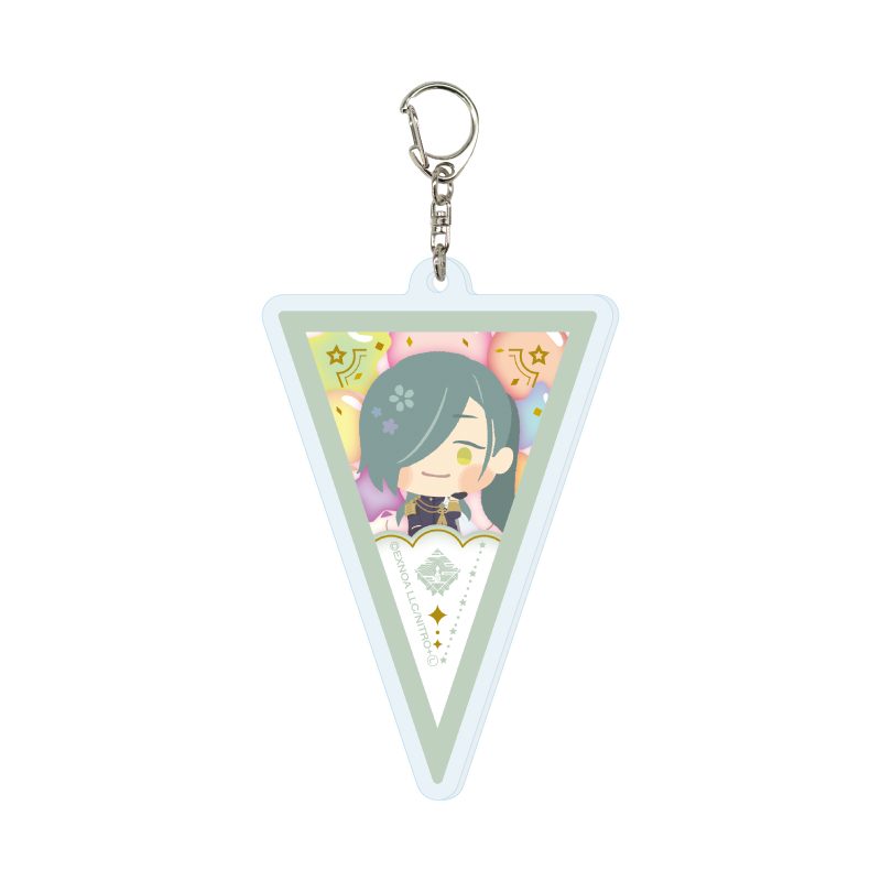 アクリルキーホルダー わんぱく!刀剣乱舞 49 にっかりあおえ (Acrylic Key Chain "Touken Ranbu -ONLINE-" Wanpaku! Touken Ranbu 49 Nikkari Aoe)