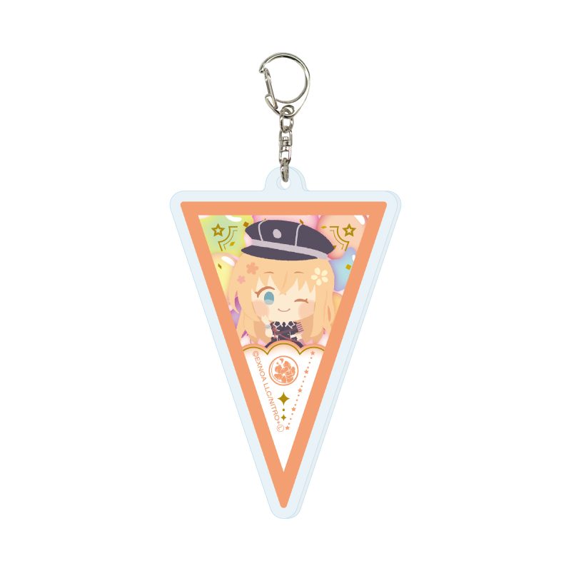 アクリルキーホルダー わんぱく!刀剣乱舞 62 みだれとうしろう (Acrylic Key Chain "Touken Ranbu -ONLINE-" Wanpaku! Touken Ranbu 62 Midare Toushirou)