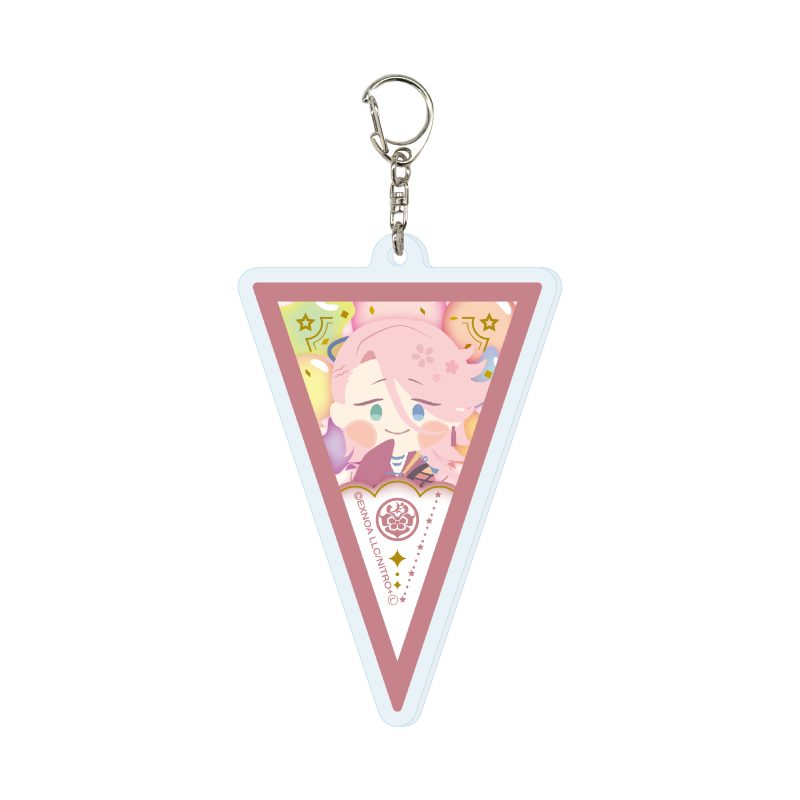アクリルキーホルダー わんぱく!刀剣乱舞 80 そうざさもんじ (Acrylic Key Chain "Touken Ranbu -ONLINE-" Wanpaku! Touken Ranbu 80 Souza Samonji)