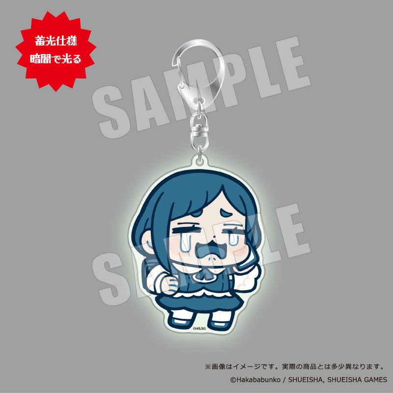 都市伝説解体センター×ぶくぶ おおきめアクリルキーホルダー 04 福来あざみ べそべそ ("Urban Myth Dissolution Center" x Bkub Big Acrylic Key Chain 04 Fukurai Azami Besobeso)