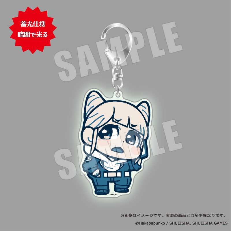 都市伝説解体センター×ぶくぶ おおきめアクリルキーホルダー 05 ジャスミン もしもし ("Urban Myth Dissolution Center" x Bkub Big Acrylic Key Chain 05 Jasmine Moshimoshi)