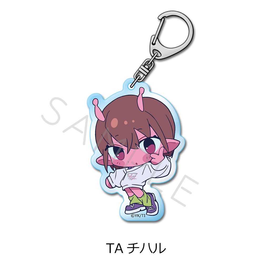 銀河特急 ミルキー☆サブウェイ アクリルキーホルダー ちぽっけ TA チハル ("MILKY SUBWAY THE GALACTIC LIMITED EXPRESS" Acrylic Key Chain Chipokke TA Chiharu)