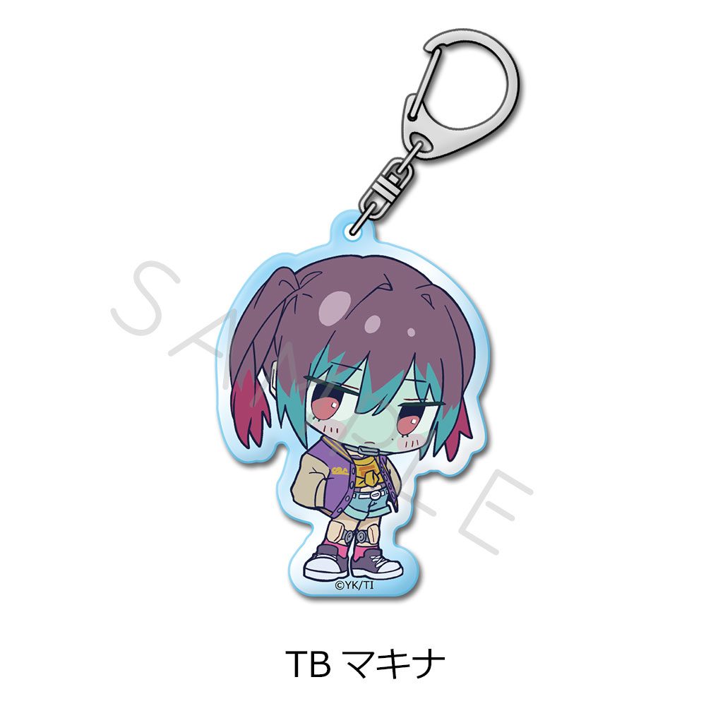 銀河特急 ミルキー☆サブウェイ アクリルキーホルダー ちぽっけ TB マキナ ("MILKY SUBWAY THE GALACTIC LIMITED EXPRESS" Acrylic Key Chain Chipokke TB Makina)