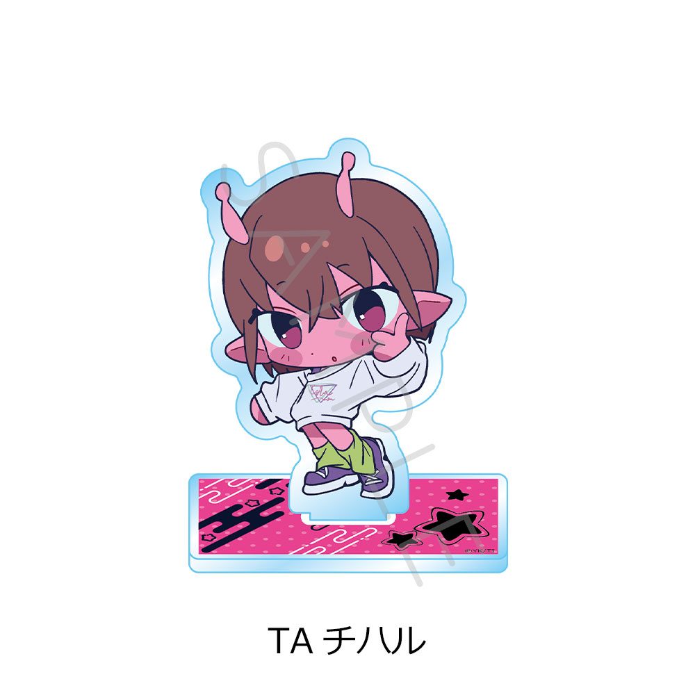 銀河特急 ミルキー☆サブウェイ アクリルスタンド ちぽっけ TA チハル ("MILKY SUBWAY THE GALACTIC LIMITED EXPRESS" Acrylic Stand Chipokke TA Chiharu)