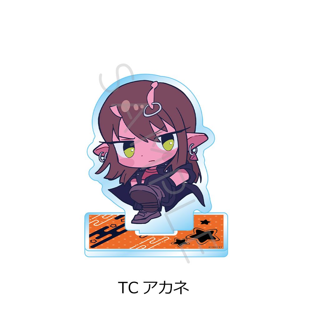 銀河特急 ミルキー☆サブウェイ アクリルスタンド ちぽっけ TC アカネ ("MILKY SUBWAY THE GALACTIC LIMITED EXPRESS" Acrylic Stand Chipokke TC Akane)