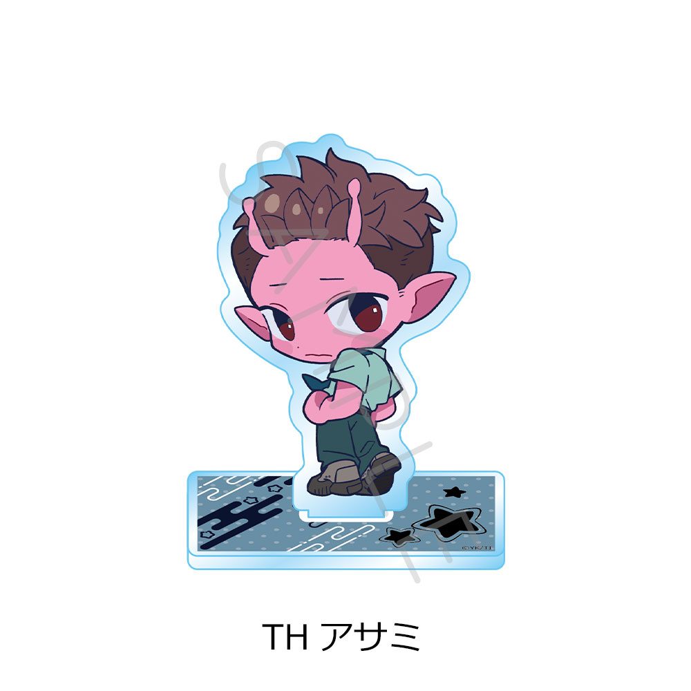 銀河特急 ミルキー☆サブウェイ アクリルスタンド ちぽっけ TH アサミ ("MILKY SUBWAY THE GALACTIC LIMITED EXPRESS" Acrylic Stand Chipokke TH Asami)