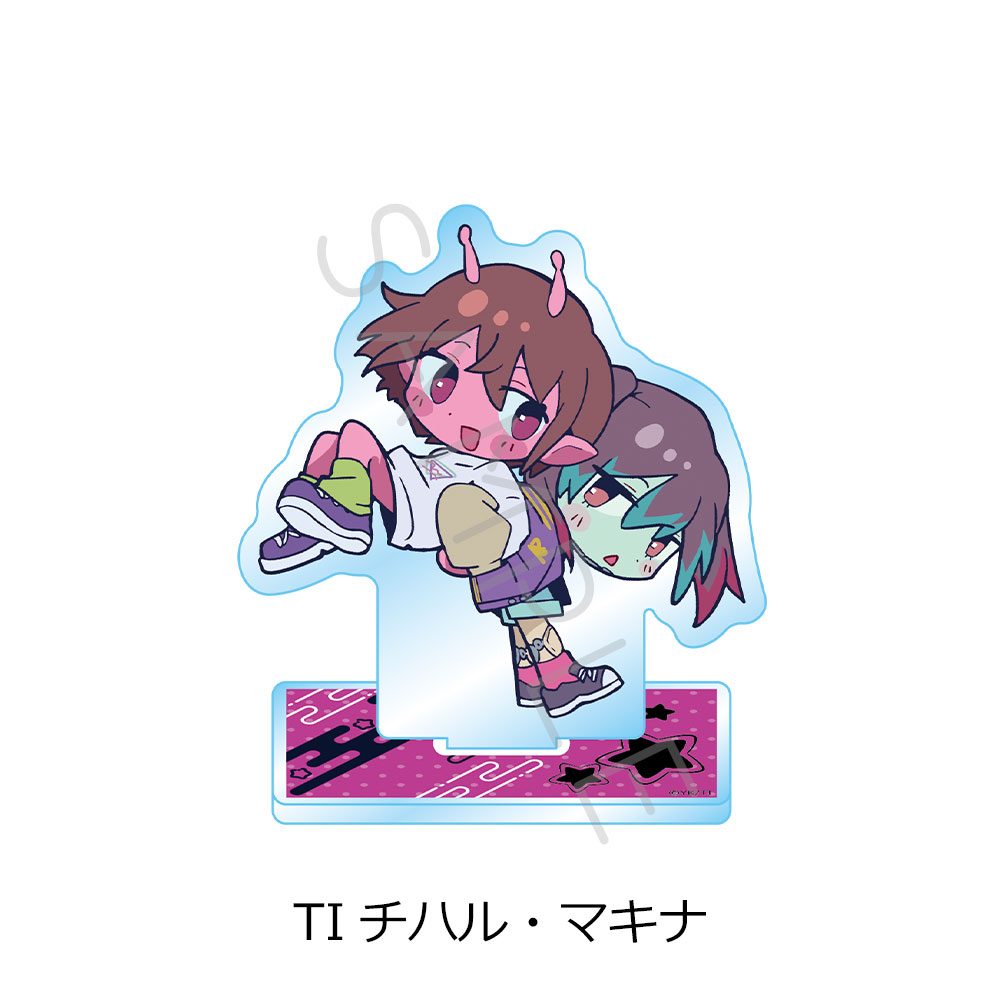 銀河特急 ミルキー☆サブウェイ アクリルスタンド ちぽっけ TI チハル・マキナ ("MILKY SUBWAY THE GALACTIC LIMITED EXPRESS" Acrylic Stand Chipokke TI Chiharu & Makina)