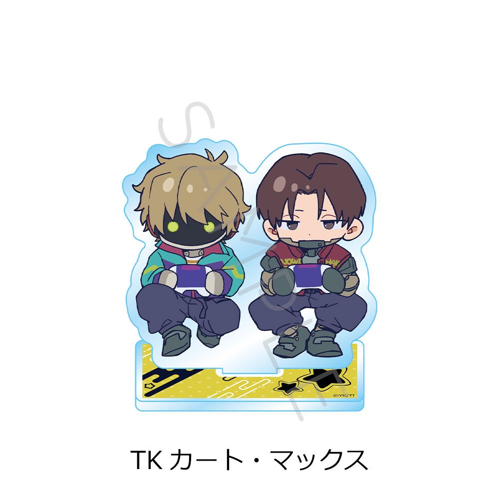 銀河特急 ミルキー☆サブウェイ アクリルスタンド ちぽっけ TK カート・マックス ("MILKY SUBWAY THE GALACTIC LIMITED EXPRESS" Acrylic Stand Chipokke TK Kurt & Max)