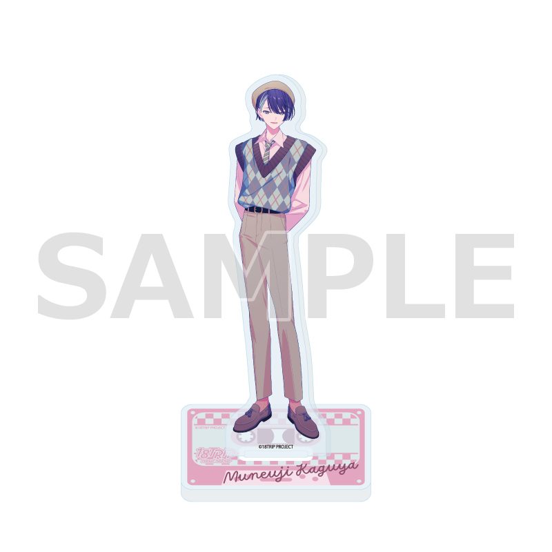 アクリルスタンド 18TRIP 26 輝矢宗氏 ニューレトロVer.(描き下ろしイラスト) (Acrylic Stand "18TRIP" 26 Kaguya Muneuji New Retro Ver. (Original Illustration))