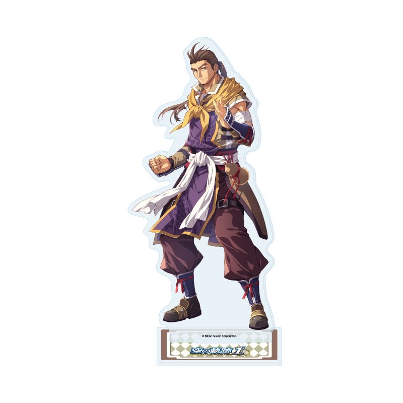アクリルスタンド 空の軌跡 the 1st 08 ジン・ヴァセック(公式イラスト) (Acrylic Stand "Trails in the Sky 1st Chapter" 08 Zin Vathek (Official Illustration))