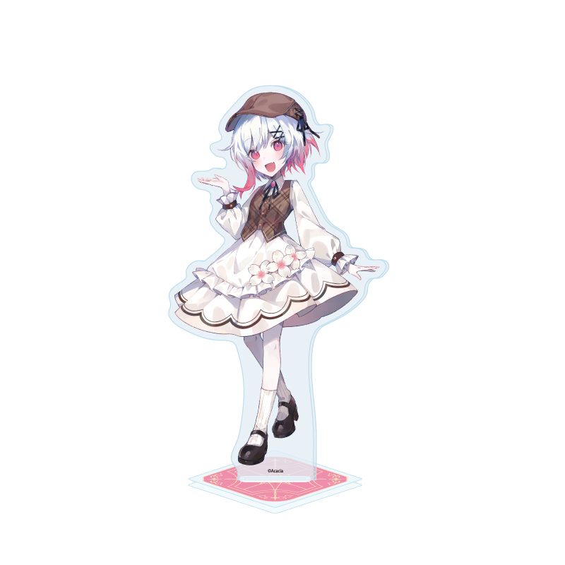 アクリルスタンド 魔法少女ノ魔女裁判 01 桜羽エマ カフェ店員Ver.(描き下ろしイラスト) (Acrylic Stand "Magical Girl Witch Trials" 01 Sakuraba Ema Cafe Clerk Ver. (Original Illustration))