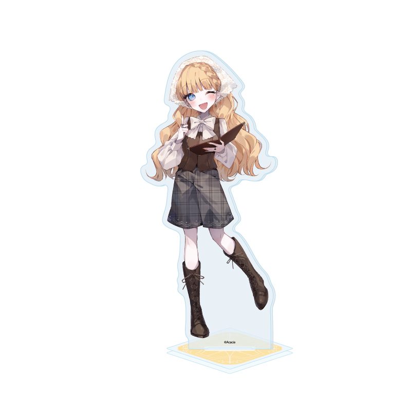 アクリルスタンド 魔法少女ノ魔女裁判 06 佐伯ミリア カフェ店員Ver.(描き下ろしイラスト) (Acrylic Stand "Magical Girl Witch Trials" 06 Saeki Miria Cafe Clerk Ver. (Original Illustration))