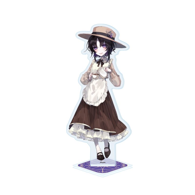 アクリルスタンド 魔法少女ノ魔女裁判 07 宝生マーゴ カフェ店員Ver.(描き下ろしイラスト) (Acrylic Stand "Magical Girl Witch Trials" 07 Housho Margo Cafe Clerk Ver. (Original Illustration))